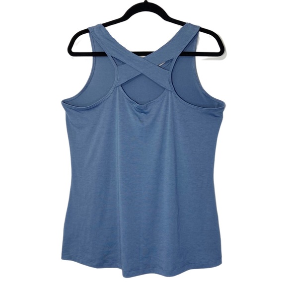 Danskin Now Workout Tank Top Criss Cross Back L - Picture 2 of 7
